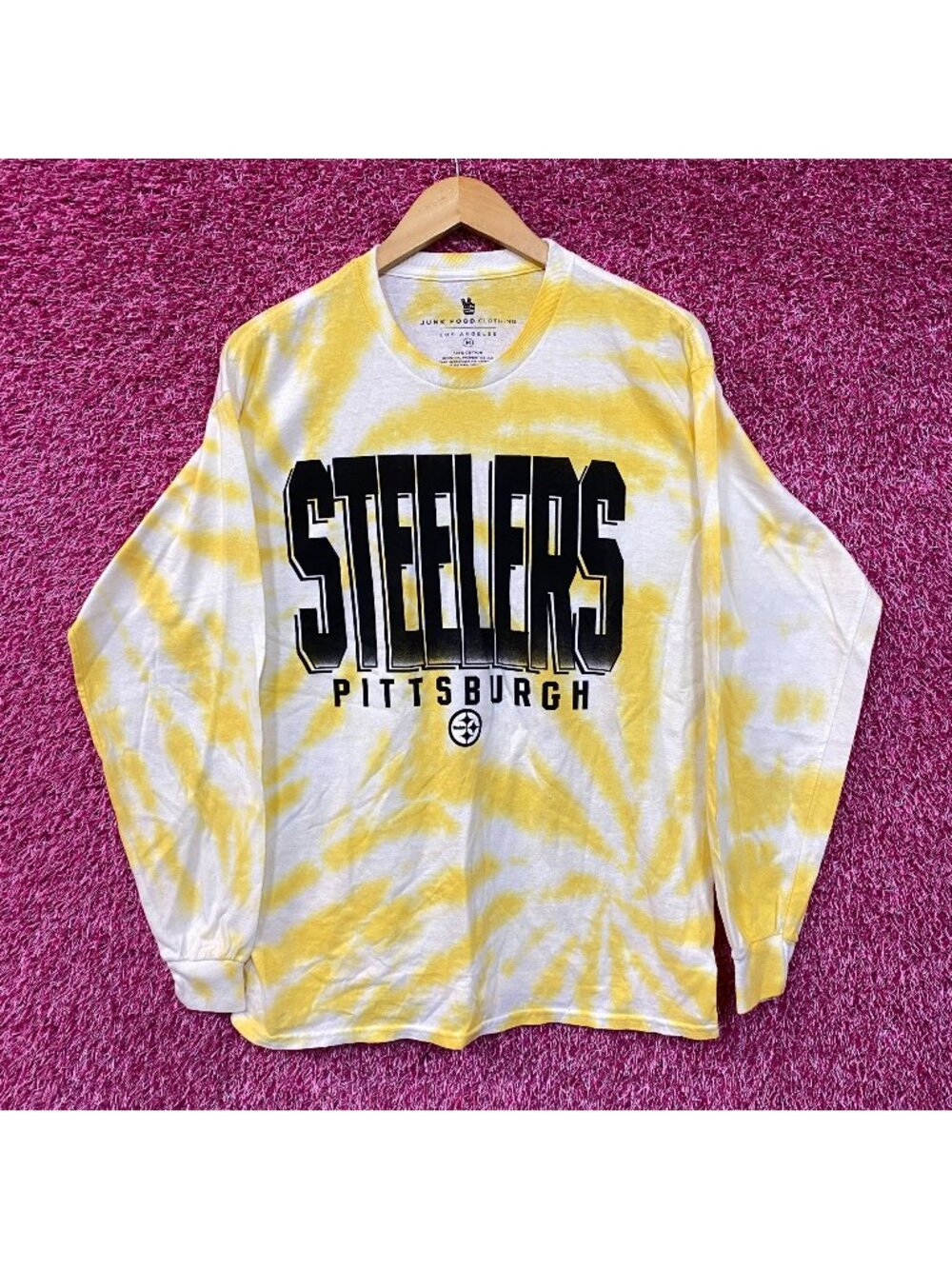 Franchise AFC North Pittsburgh Steelers Tie-Dye Long Sleeve Medium